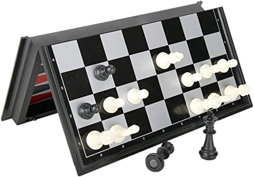 Skup magnetskih društvenih igara TradeOpia 3 u 1 za šah, dame i Backgammon 14,2, Igre za obiteljski igre pm | Najbolji poklon za odrasle | Edukativne igre za djecu.