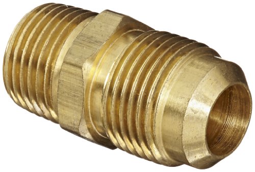 Anderson Metals - 54048-1008 54048 prikladniji mesinga cijevi priključak, Proziran, 5/8 Kapica x x x x x 1/2 Vanjska cijev