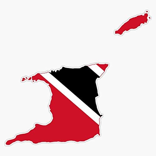 Oznaka na kartu Zastava Trinidad i Tobago Vinil Naljepnica-Naljepnica 5