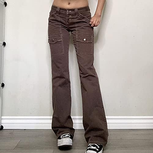 Y2K Indie-estetika Berba hlače s niskim strukom, Spaljene traperice s niskim ulaska 2000-ih, traper hlače u stilu grunge, jesenske odjeće u retro stilu