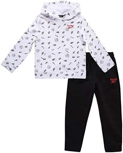 Sportski odijelo Reebok za male dječake – Sportski runo majica i sportske hlače za trčanje (Oprema za bebe/djecu)