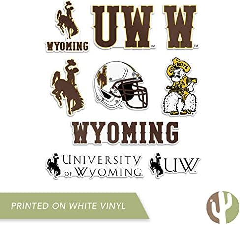 Sveučilište Wyoming UWYO Kauboji Djevojke-kauboji Vinil Naljepnica naljepnica za Laptop Boca s Vodom Auto Album za albume (List - Tip 2)