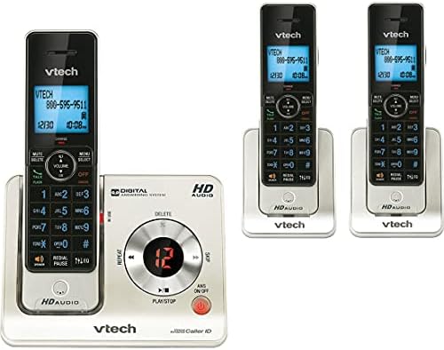 Bežični telefon sa mogućnošću proširenja VTech LS6425-3 DECT 6.0 sa sekretaricom i id pozivatelja/Očekivanju
