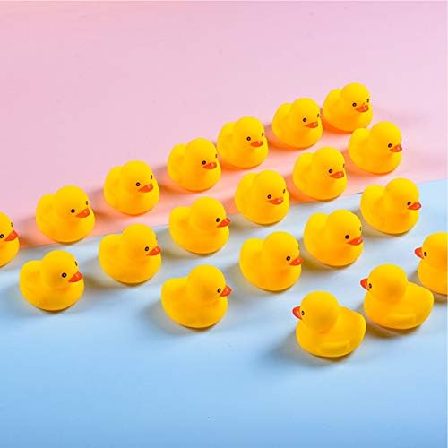 Igračke za patke za kupanje AHUA 20 kom. Mini-gumene patke, пищащие i plutajući patke, Igračka za tuširanje