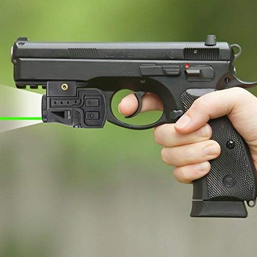 Kombinirani Laserski Ciljnik s baterijom,Kompaktni Zeleni Laser i Svjetlo Kombo,Taktički Pištolj-Laser Picatinny