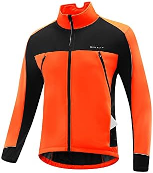 BALEAF Muška zimska biciklistička jakna za trčanje Runo Toplinska biciklistička biciklistička odjeća za hladno