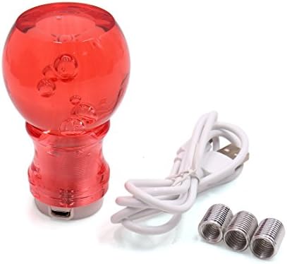 uxcell Umjetni Kristal Balon Crveni LED Indikator Ručka Ručnog Mjenjača Ručicu Mjenjača za auto