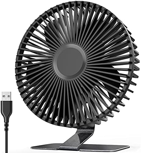 6-INČNI Stolni ventilator USB Podizanjem Jak protok Zraka, 4 Brzine, Stolni Stolni Stolni Ventilator za Dom