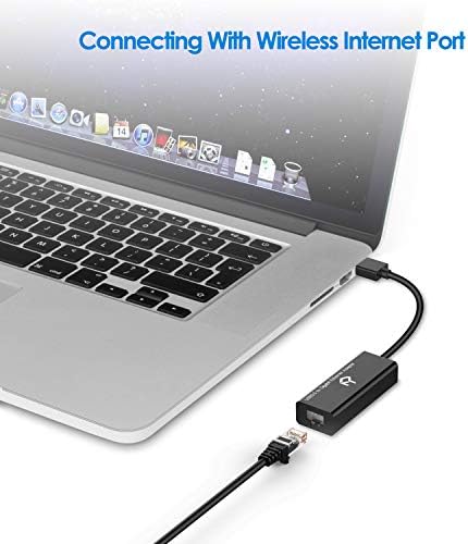 Mrežni adapter Rankie USB, Internet USB 3.0 na гигабитному Ethernet RJ45 (crna)