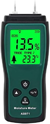 Двухконтактный Mjerač vlage u drvu, Tester vlage vlagu s LCD zaslona, Raspon od 2% ~ 70%, Pogodan za mjerenje