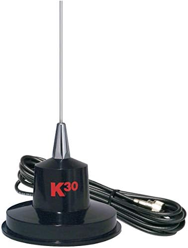 Model K40 K-30 35 Antena za CB sa magnetnim Nosačem Od inoxa, 300 W , Crna
