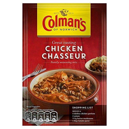 Mješavina Chasseur od Colman's Chicken - 43 g - Pakiranje od 4 komada (43 g x 4)