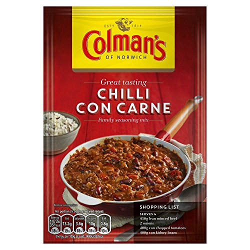 Mješavina chilli Con Carne Colman - 50 d - Pakiranje od 4 (50 g x 4)