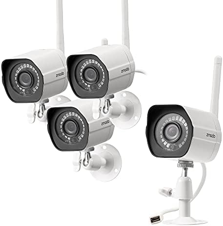 [2021 Ažurirano] Zmodo Vanjske Kamere za nadzor Wi-Fi - 1080p Kamera za video nadzor Full HD za Kućne sigurnosti