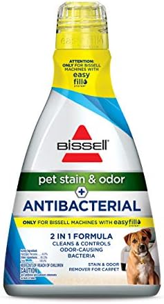 Bissell Pet Mrlja i Miris Plus Antibakterijska formula za tepih 2 u 1, 1567, 40 Fl Oz