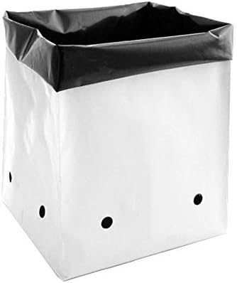 Гидрокранч D94002114-50ШТ 3 Gal. Set za uzgoj plastične vrećice B&W (50 paketića), Crna/Bijela