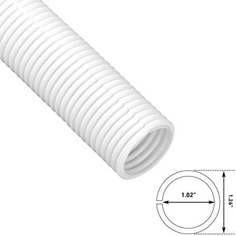 Bijeli kabel slušalica D-Line | 3' 7 Fleksibilna spojka za upravljanje kabelom | Organizator za žice za skrivanje