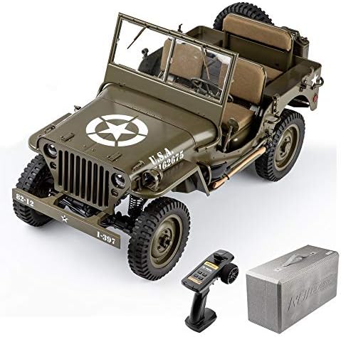 Radio kontrolirani automobil RocHobby 1/6 1941 MB Скалер Willys Jeep Vozila s daljinskim upravljanjem Vojni