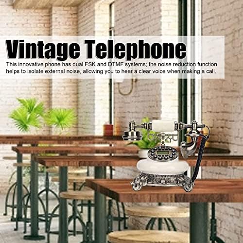 Vbestlife Starinski Telefon U Europskom Stilu Klasični Retro Fiksni Telefon Višenamjenski Stari Stil Rotirajući
