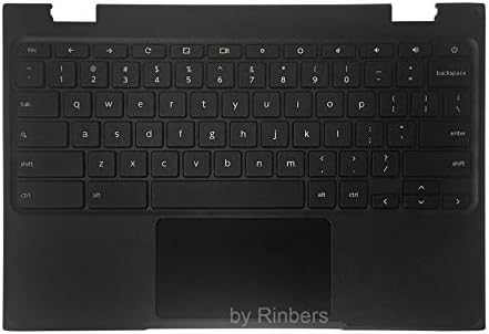 Oslonac za ruke za laptop Rinbers Gornje kućište s američke tipkovnice i тачпадом sklop Zamjena za Lenovo Chromebook 11 100e 81ER 5CB0R07036 (Ne za 100E 2. generacije)