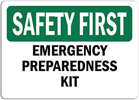 Prvi znak sigurnosti - Kit kako bi se osigurala spremnost za hitne slučajeve | Naljepnica na naljepnicu Naljepnicu