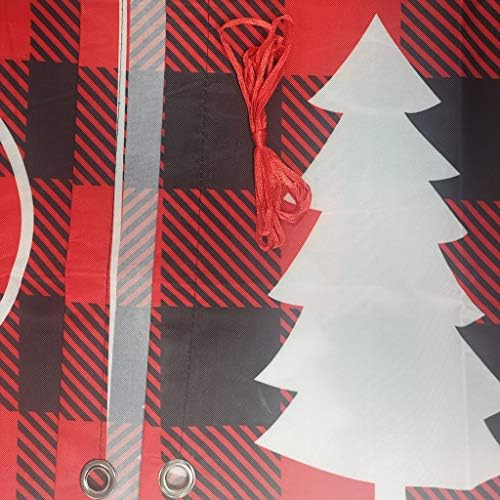 DSDecor Banner sretan Božić Veliki Božićni Znak na trijemu Banneri Plakat Unutarnji Vanjski Godišnjeg odmora college Viseće Dekoracije (Stil 1, 10 metara x 20 cm)