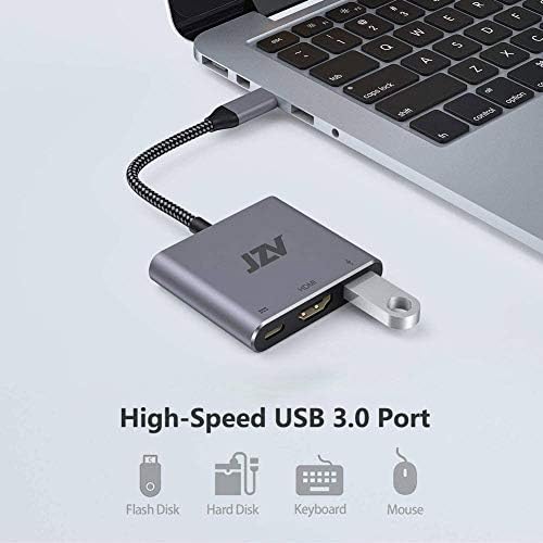 USB C HDMI,USB adapter C Pribor za MacBook pro JZV hdmi USB c s 4K HDMI priključak USB 3.0 USB priključak C