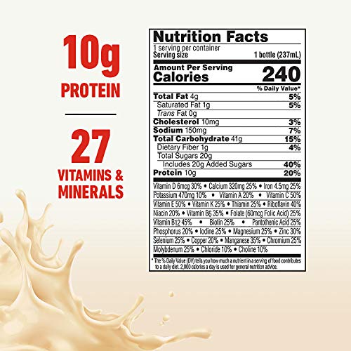 POVEĆAJTE razinu proteina sa dodatkom vlakana, Vrlo vanilin Hranjivo Piće, Boca kapaciteta 8 Unca (Pakiranje od 24 komada) i Originalni Hranjivi Napitak, Vrlo vanilin Boca kapaciteta 8 Fl Oz, Broj 24