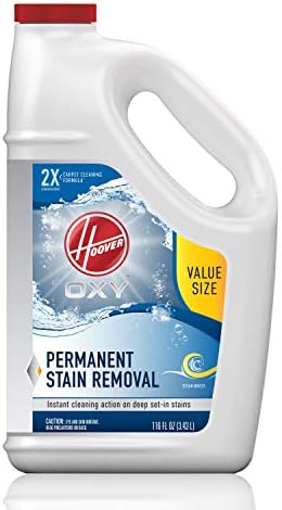 Šampon za tepihe za duboko čišćenje Hoover Oxy, Koncentrirana Otopina za čišćenje Strojeva, Formula 116 unci, AH30936, Bijela
