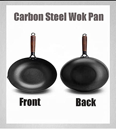 Pan-wok CRSBX Воки i tave za prženje Wok od ugljičnog čelika Posuda od ugljičnog čelika Wok s ravnim dnom Električni