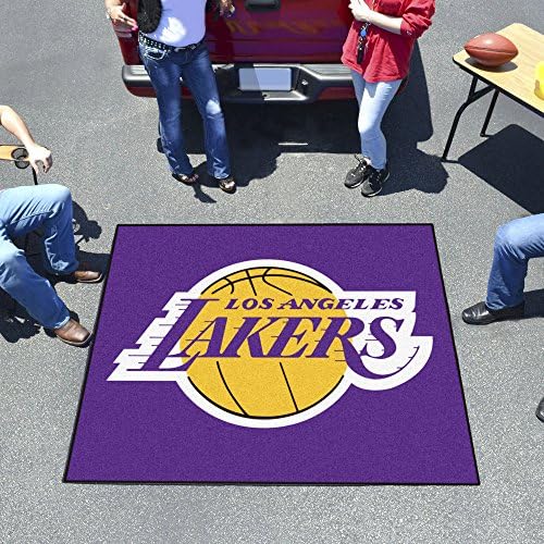 ФАНМАТИКИ 11332 Tepih za stražnjem dijelu NBA ligi - Los Angeles Lakersa , Timski boja, 59,5x71