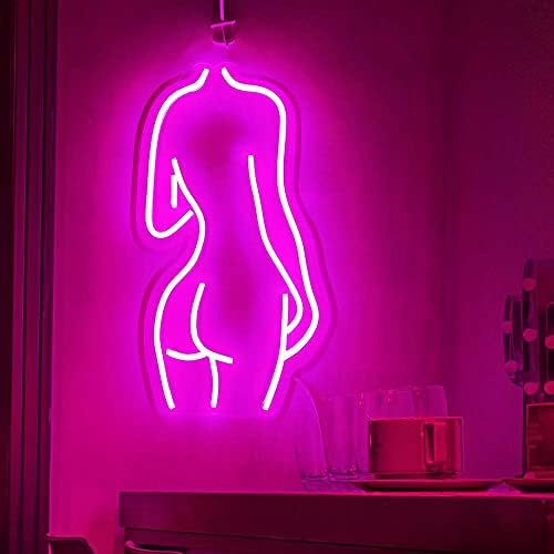 Led Pink Lady Straga Neonski Znak Pogodan za Spavaće sobe, Dnevni boravak, Caffe Bara, Kluba, Svadbeni Banket,