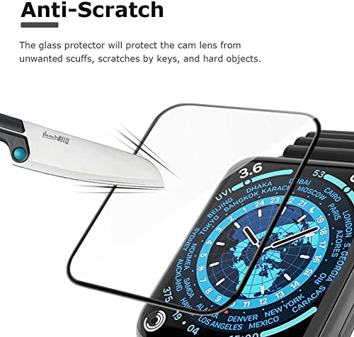 [2 pakiranja] Dizajn za 2021 45 mm Apple Watch 7 Zaštitna folija za ekran, kompatibilna sa priborom za pametne