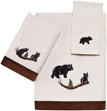 Set Ručnika Black Bear Lodge Collection Od 3 Predmeta, boja slonovače