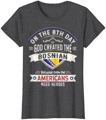 Боснийская Košulja Zabavna Nacionalna Ponosni Poklon majica