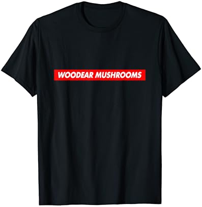Zabavna Grafički t-shirt s logom Woodear Gljive Crveni karton