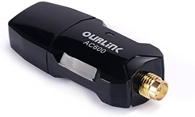 OURLINK 600 Mb / s Mini 802.11 ac dual-band 2.4 G/5 G Bežični mrežni Adapter USB Adapter Wi-Fi antena 5dBi Podrška za Win Vista,Win 7,Win 8.1, Win 10,Mac OS X 10.9-10.15