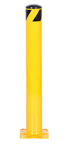 Sigurnosni lopta za cijevi Vestil BOL-36-4,5 sa žutim plastificiran od Čelika, Vanjskog promjera 4-1/2 cm, Visina 36 cm