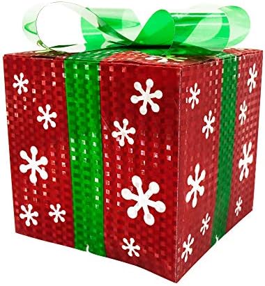 Božićni Poklon Kutije s pozadinskim osvjetljenjem Set od 3 Božićnih poklona s pozadinskim osvjetljenjem Ukras Za Vanjsku Interijera i Ukrasa za Božićno drvce