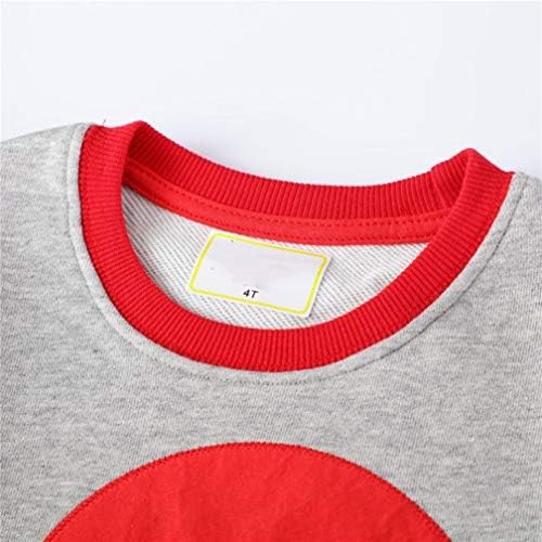HILEELANG Veste za djevojčice Pulover okruglog izreza Zimske Majice s dugim rukavima Košulje