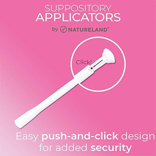 [20 Komada] Aplikatora za vaginalni čepići Natureland za žene, Proizvodnja SAD, Pomoćni alat s mekim savjete
