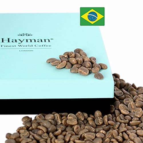 Kava Hayman, Brazilska Kava, Dobitnik nagrade Cup of Excellence®*, Zelena Zrna Kave Za Prženje U Gube se, 3,5 Grama/100 grama (Pakiranje po 1) | Sirovi Zrna Kave, Neprženo Zrna Kave