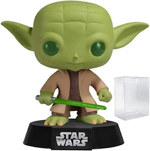 Фанко Pop! Star wars: jedi Master Yoda sa Svjetlosni mač 02 Vinil figurica s loptu glavom (U paketu sa zaštitnom
