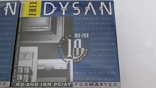 Dysan Digital MD-2HD 5 1/4-inčna disketa na fleksibilne diskete (10 Kom.) 3 Pakiranje