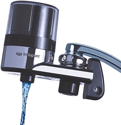 Sustav za filtriranje vode iz slavine Instapure F2 ESSENTIALS (Kromirana s prozirnim poklopcem) + 1 Filter,