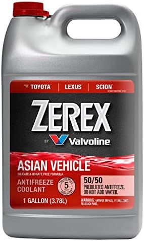 Zerex Azijski Auto-Crveni Bez silikata i боратов 50/50 Pre razrijeđena Spreman za korištenje Antifriz/Rashladna