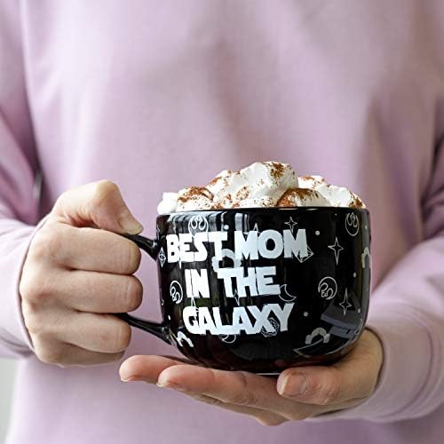 Kava šalicu za Kavu Star wars za majke, 15 oz - Najbolja mama u Galaksiji - Odličan Božićni poklon za mame -