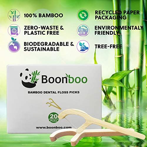 Izbor bambusa Zubni Konac | 20-каратные za Višekratnu upotrebu Bambus štapovi | Trajne i biorazgradiv