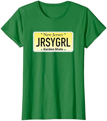 T-shirt s registarske pločice Djevojka iz Jerseya, New Jersey