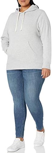Essentials Ženski флисовый pulover velike veličine s kapuljačom